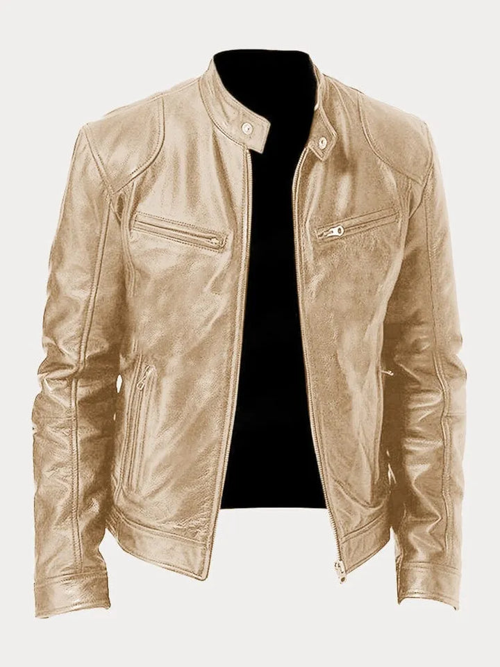 JAMES | CASUAL LEATHER JACKET